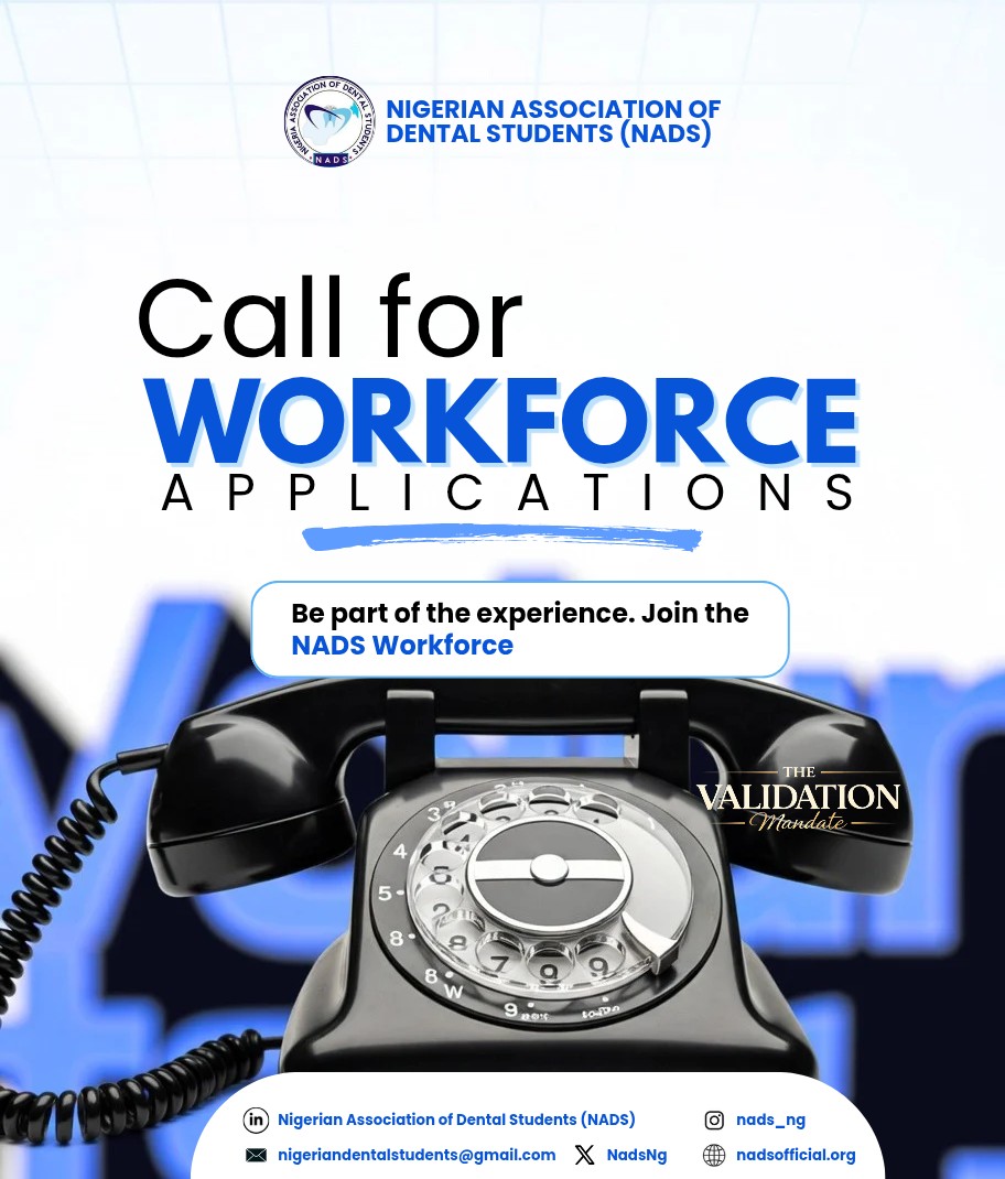 Nigerian Association Of Dental Students (NADS) tweet media