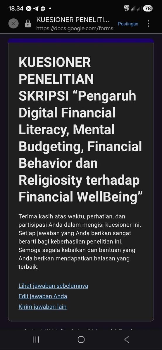 HasnaaNur1's tweet photo. @bannacakee Btw aku dah isi yah kak https://t.co/RyQNTn79qO