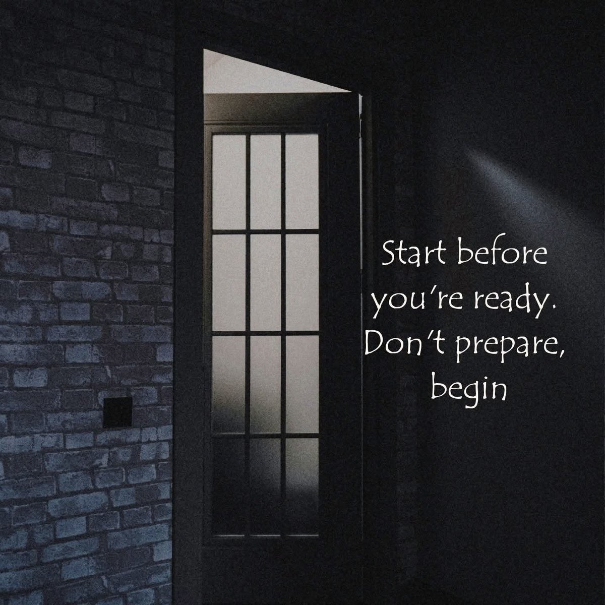 AWillbrandt1047's tweet photo. I've been 'getting ready' for years. Maybe the beginning was always just one breath away. 🌟🌠 #StartNow #JustBegin #Quotes https://t.co/RRL6zhtmwl