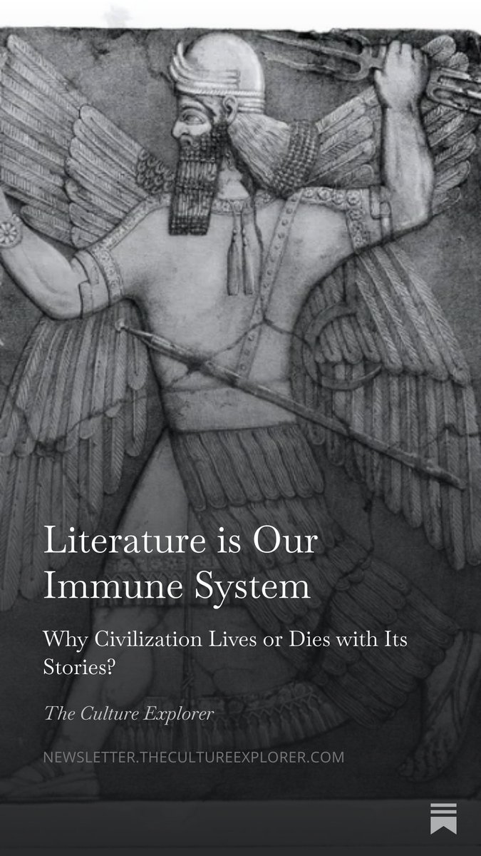 A healthy civilization does not only build armies or economies. It cultivates defenses of the mind.

Orwell’s 1984 is a vaccine against tyranny, alerting us to propaganda before it infects us.

Tolkien’s epic is an antidote to despair, reminding us that even in darkness, small