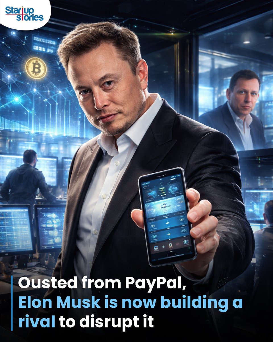 stories_startup's tweet image. From getting pushed out to coming back stronger

 Elon Musk launches X Money with 6% returns.
 Game on, PayPal.

#ElonMusk #XMoney #PayPal #ComebackStory #FintechRevolution #DigitalFuture #StartupLife #Innovation #MoneyGoals #TrendingNow #LatestNews #StartupStories