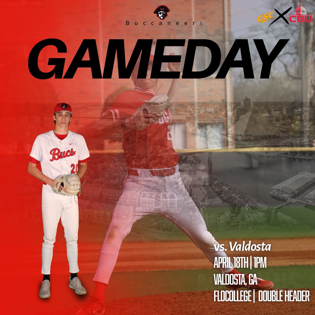 CBUBucs's tweet photo. GAMEDAY ⚾️🔥
vs. VSU
📍Valdosta, GA 
@CBUBucsBb https://t.co/9UOYZBRFle