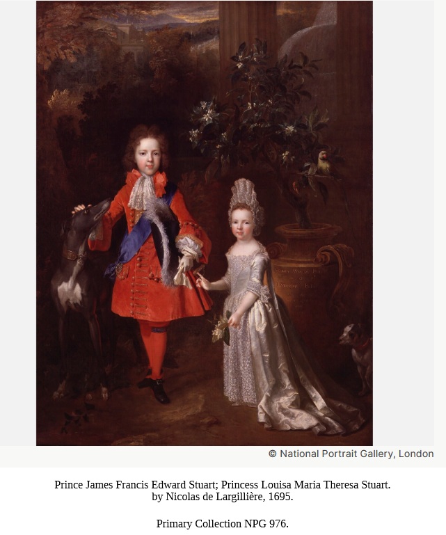 SueCooperBridge's tweet image. #HistoryNotes📜
#JamesII’s surviving children by #MaryofModena, #LouisaMariaTeresaStuart &amp;amp; #FrancisEdwardStuart, both fell ill with smallpox in April 1712. Louisa succumbed to the dis-ease #OTD 1712, but Francis's survival prolonged #JacobiteRisings. Events that shape history!🤔