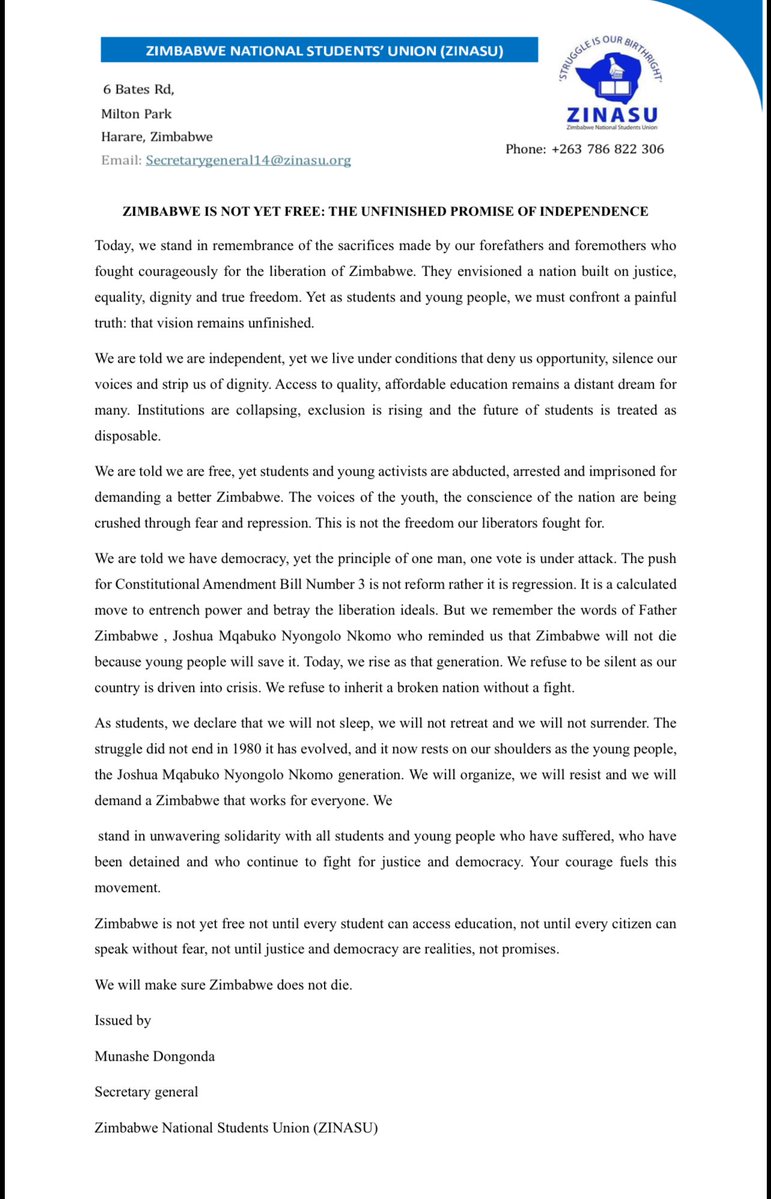 Munashe Dongondah tweet media