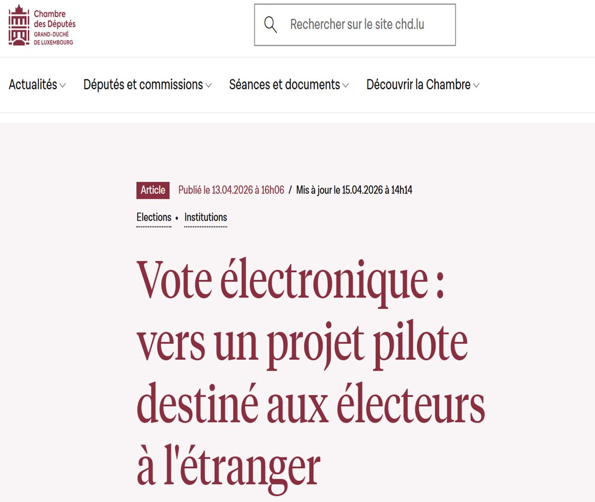 FIEC1's tweet photo. El Govern luxemburguès posa en marxa un projecte pilot destinat a facilitar el vot als 160.616 luxemburguesos residents a l'estranger. Un projecte a seguir atès que pot ser un exemple útil per a Catalunya. https://t.co/Ace42yqYGx