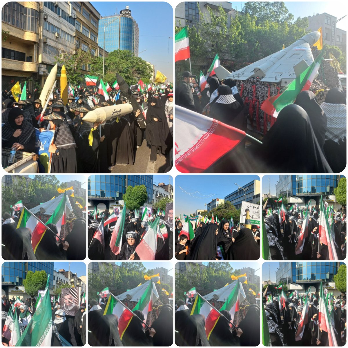 باور یعنی در کویر خشکسالی، خودت باران بشوی. این فقط حضور نبود؛ نمایش قدرت باور بود. #دختران_جانفدای_ایران #عهد_تا_پیروزی