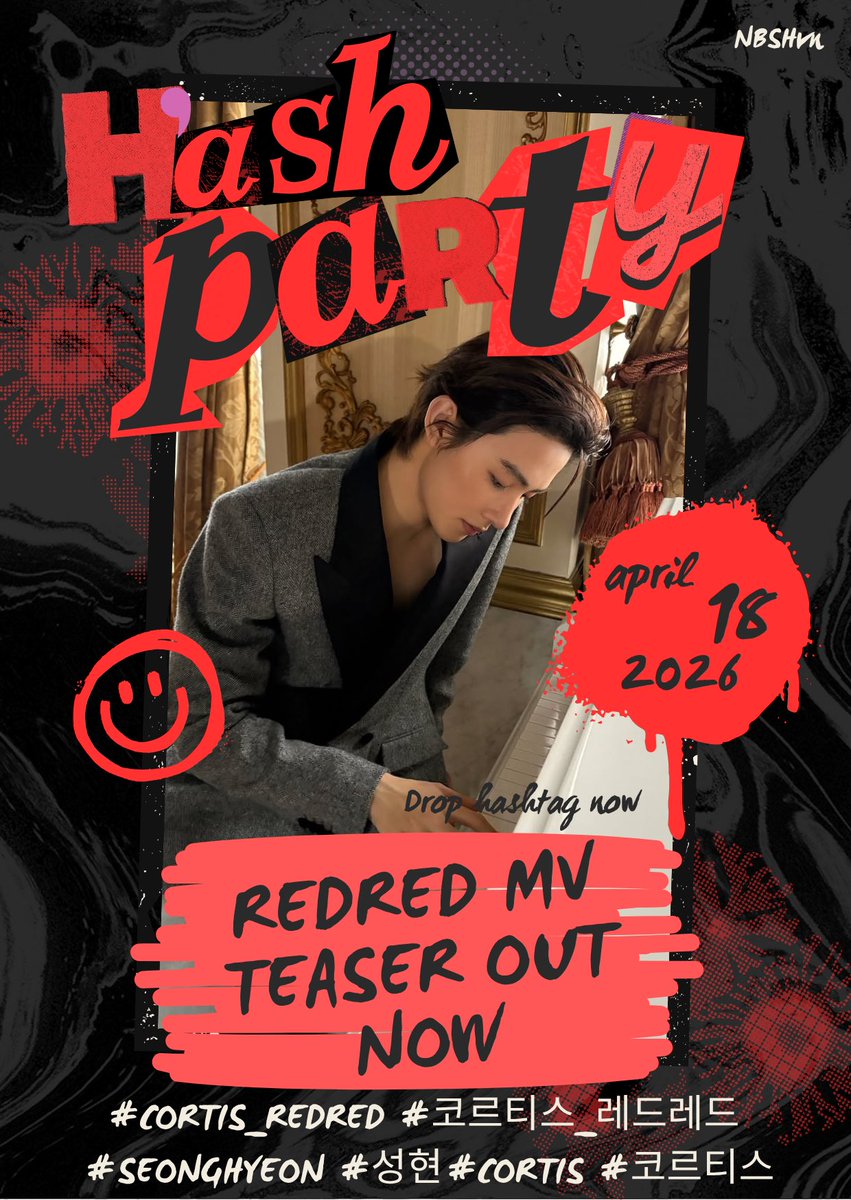 ❤️ JOIN HASHTAGs PARTY NOW!!!

♣️ Like, RT &amp; Drop hashtags
🗯️ 100 replies 

REDRED MV TEASER OUT NOW

#CORTIS_REDRED
#코르티스_레드레드
#SEONGHYEON #성현
#CORTIS #코르티스