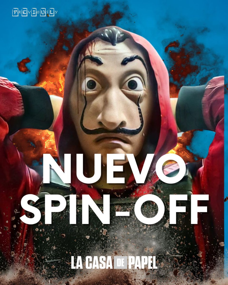 PreviouslySerie's tweet photo. #LaCasaDePapel #LCDP

🔶RUMORAZO🔶

@ecd_ revela que @netflix parece estar planeando un NUEVO SPIN-OFF de la serie😱

Lo único que supuestamente se sabe es que dicha serie se trataría de una versión low cost, de menor presupuesto y una escala más contenida que el primer spin-off #Berlín, apostando por otro tipo de narrativa.

Aún no hay nada oficial por parte de @VancouverMed, ni @NetflixES.