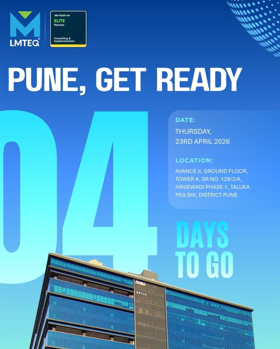 abhirammodak's tweet image. #Pune
Texas based Enterprise Solutions Company - LMTeq to inaugurate new Centre in Pune