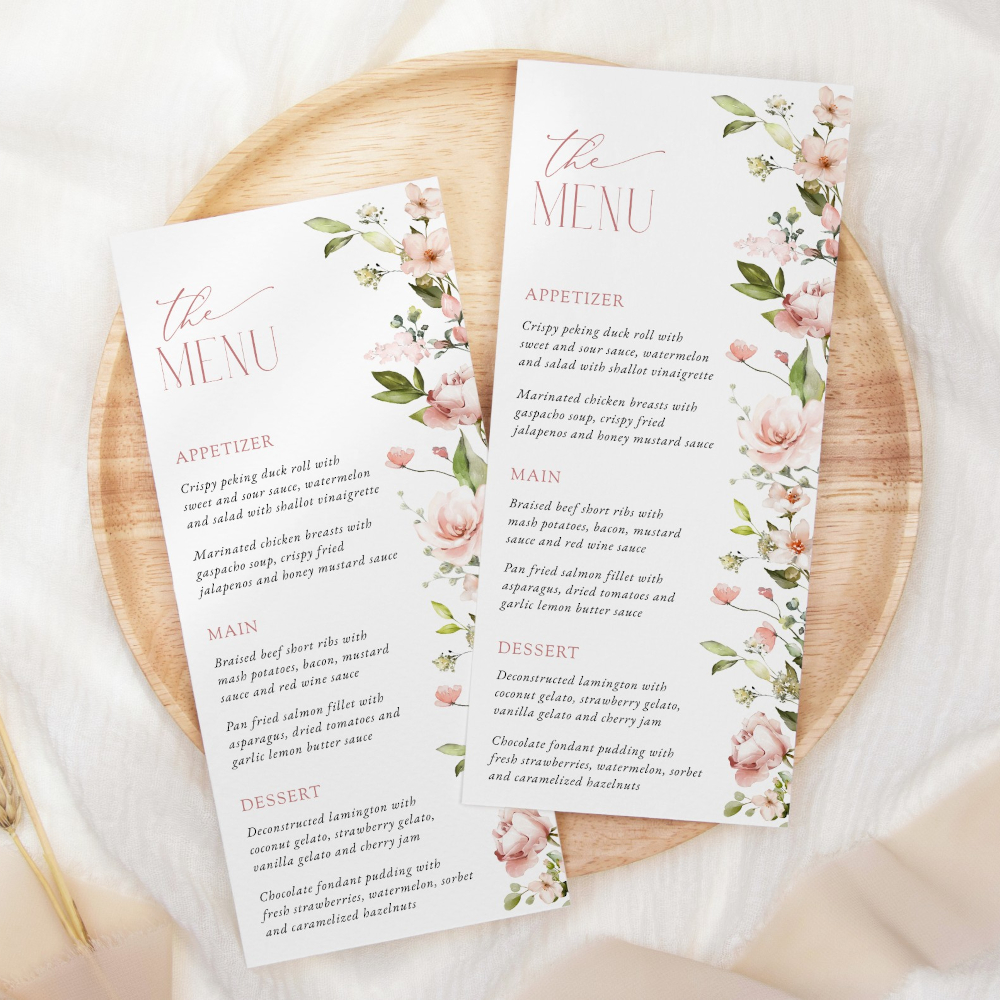sberryandhearts's tweet photo. This menu will add the perfect touch to your floral themed bridal shower! https://t.co/VHVGRIjpmz #bridalshower #bridalshowermenu #menucard #bridalshowerstationery #SHdesigns https://t.co/7CbM7IyVbR