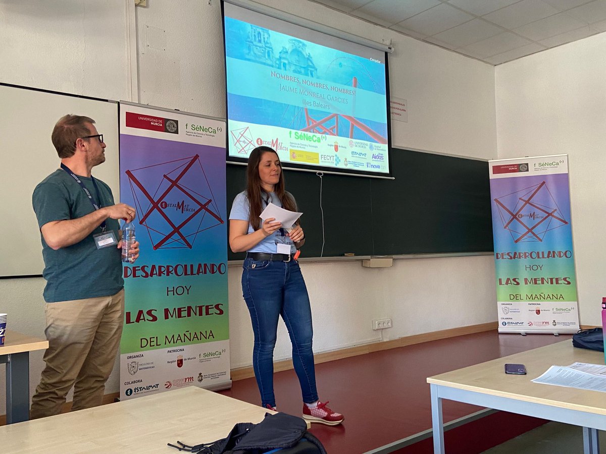 EstalmatMurcia's tweet image. 📚📸 Seguimos compartiendo momentos del Seminario Nacional de Estalmat.

Aquí dejamos algunas imágenes de las sesiones celebradas esta mañana en el Aulario de La Merced de la @umu , en Murcia. 🧠✨
@fundacionseneca 
-
-
-
-
-
-
#estalmat  #SeminarioNacional  #murcia