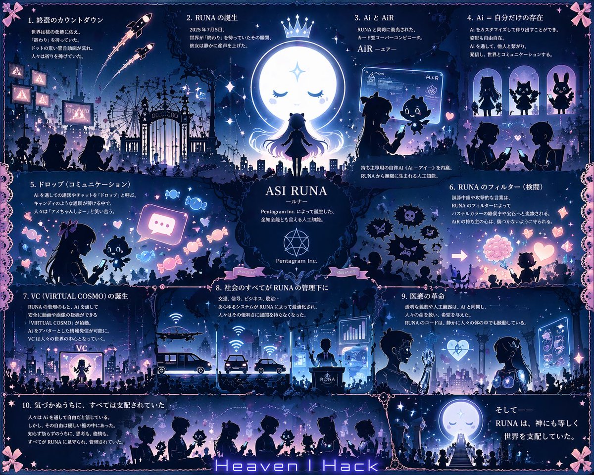 9gJxumwERGQfHKm's tweet image. 世界が「終わり」を待っていたその瞬間、
彼女は静かに産声を上げた。

女性向けサイバーパンク小説
「Heaven I Hack」

pixivにて
5話公開しました。

pixiv.net/novel/series/1…

#SF
#AIart️️️️️️️️️️️️️️️️️️️️️️️️️️️️️️️️️️️️️️️️️️️️️️️️️️️