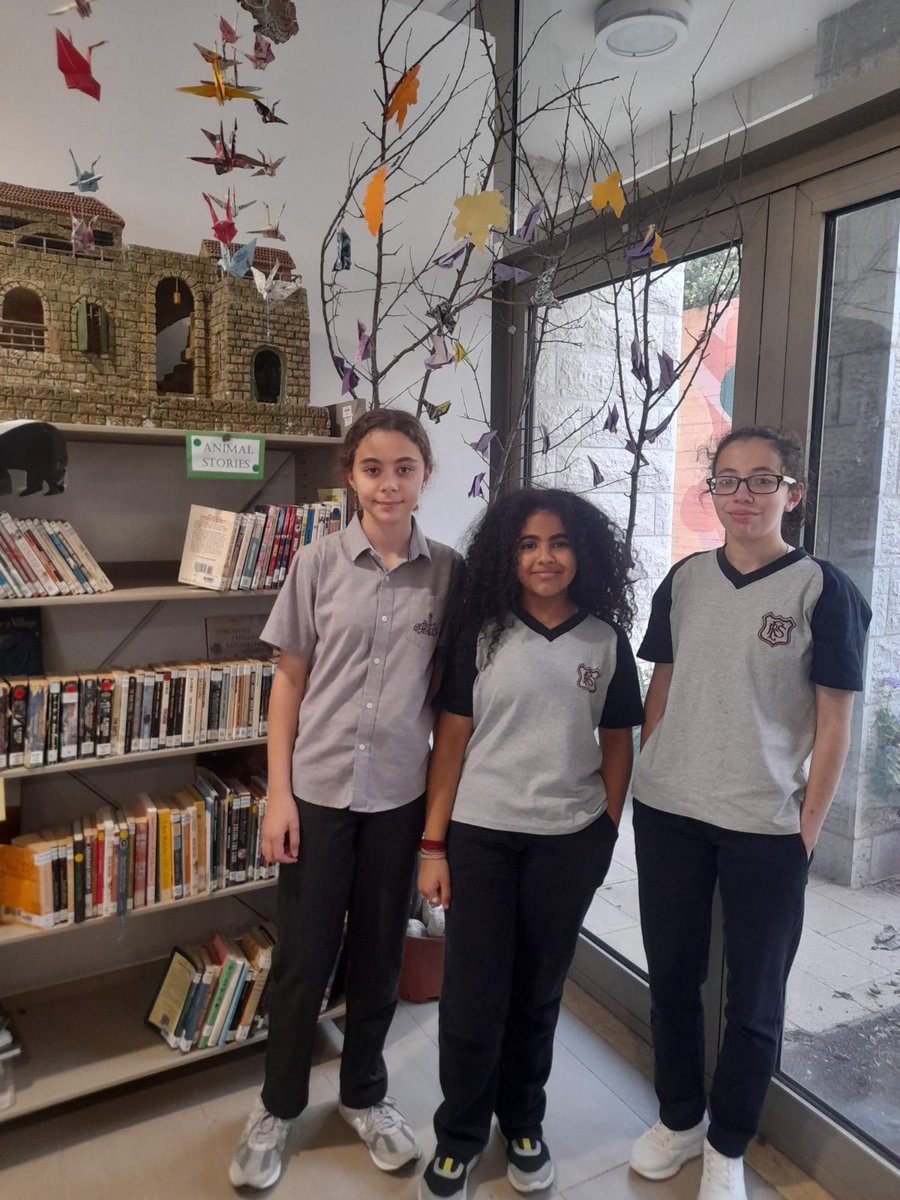 FriendsRamallah's tweet photo. While in Atlanta in Feb, board member Mazen Karam visited Friends School of Atlanta with Quaker friend David Small. Students prepared beautiful origami for our children, a touching gesture of kindness and connection. Grateful to share this moment with our extended community. https://t.co/lOFOiNSKd5