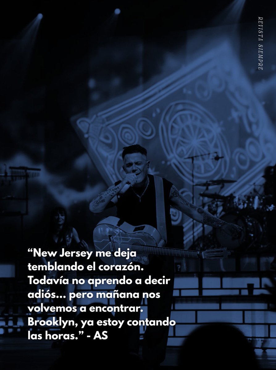 New Jersey, gracias ❤️‍🔥

<a href="/AlejandroSanz/">Alejandro Sanz</a> 🇺🇸