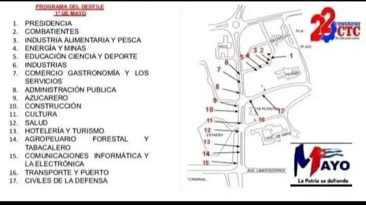 ‼️🇨🇺 A desfilar con #HonorHolguinero este #PrimeroDeMayo en todo #HolguínSí 🇨🇺‼️
 
🔴 || Organización del desfile para el 1ro de mayo en la plaza Mayor General Calixto García de Holguín. A la Patria se Defiende.

#LaPatriaSeDefiende