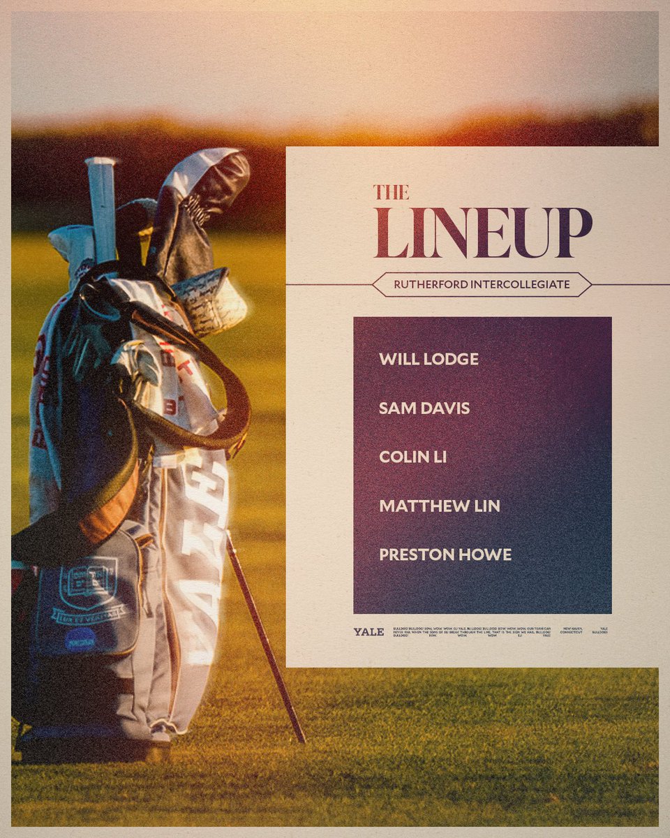 YaleMGolf's tweet photo. Opening round in Happy Valley starts now!

🆚 Rutherford Intercollegiate
⛳️ Penn State Blue Course
📊 https://t.co/KAJulOdseM https://t.co/Sv9XhXNqGo