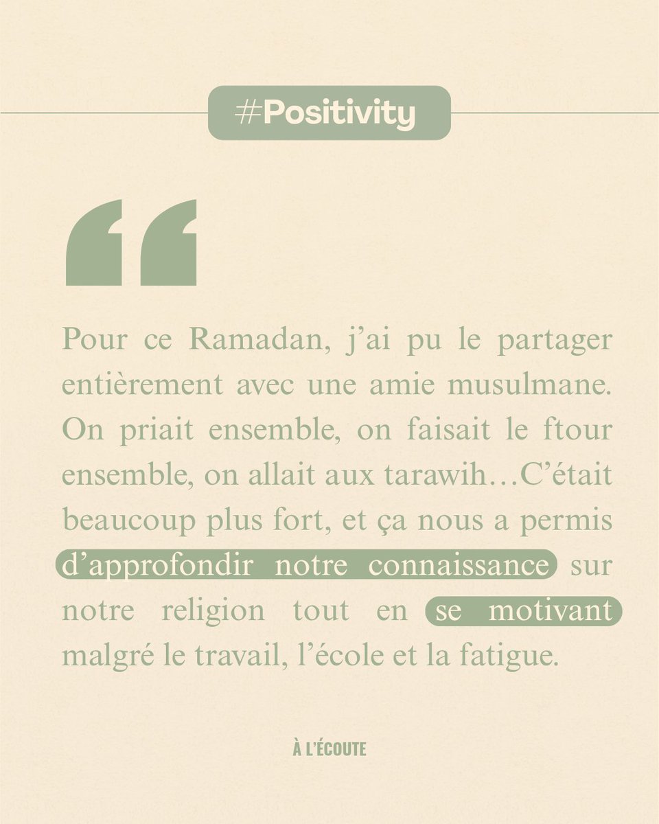 alecoute2026's tweet photo. Eh oui… être converti(e), c’est aussi vivre de beaux moments de partage, de fraternité et de convivialité, Al Hamdoulillah ✨
Et toi, en tant que converti(e), as-tu aussi vécu de beaux moments que tu aimerais partager ?
🎙️ Sensibiliser, Écouter & Agir
#converti #islam #muslim https://t.co/zuiNbXKHhs