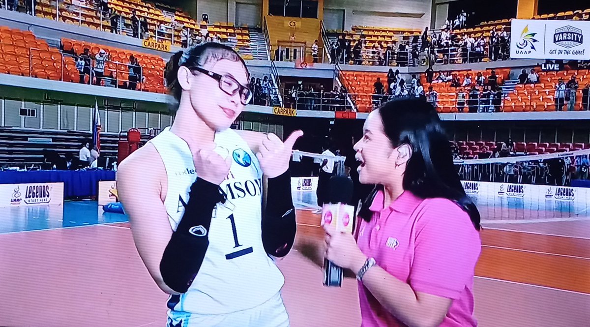 _fheicity's tweet photo. Salamat Kapitana!!! Lady Falcons in final 4!!! 🥳

#UAAPSeason88 https://t.co/s08FPDvDoA