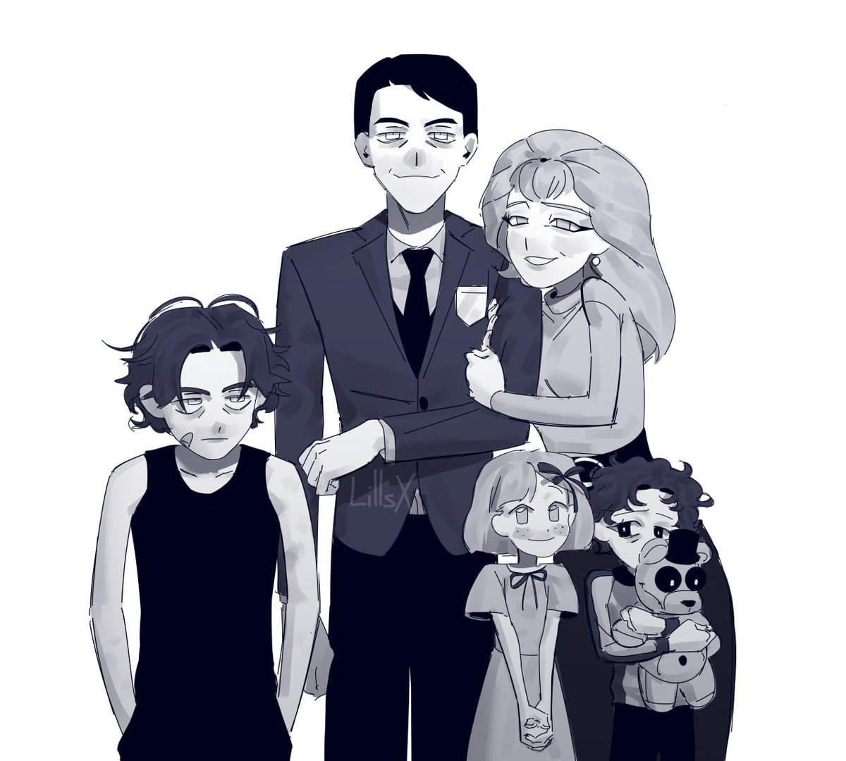 lillsk_shto's tweet image. Afton family

#fnaf #fnafart #fnaffanart #michaelafton #elizabethafton #klaraafton #evanafton #williamafton