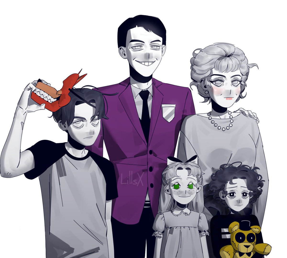 lillsk_shto's tweet image. Afton family

#fnaf #fnafart #fnaffanart #michaelafton #elizabethafton #klaraafton #evanafton #williamafton