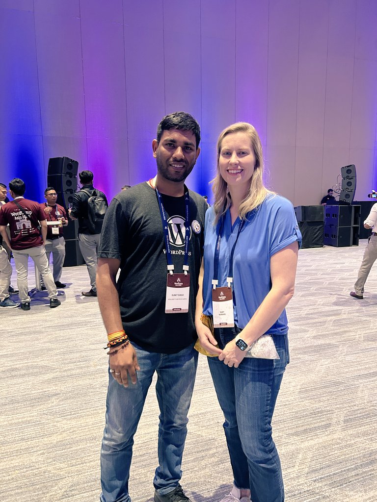 Sumit Singh #WordCampAsia tweet media