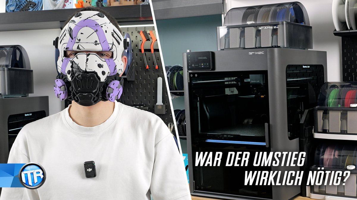 ITRaid's tweet image. Zufrieden mit dem Bambu Lab H2C? 🤔 Fazit nach 3 Monaten!
￼
✅ youtu.be/S6JIFI7huEU

#BambuLab #H2C #3DDrucker #3DDruck
