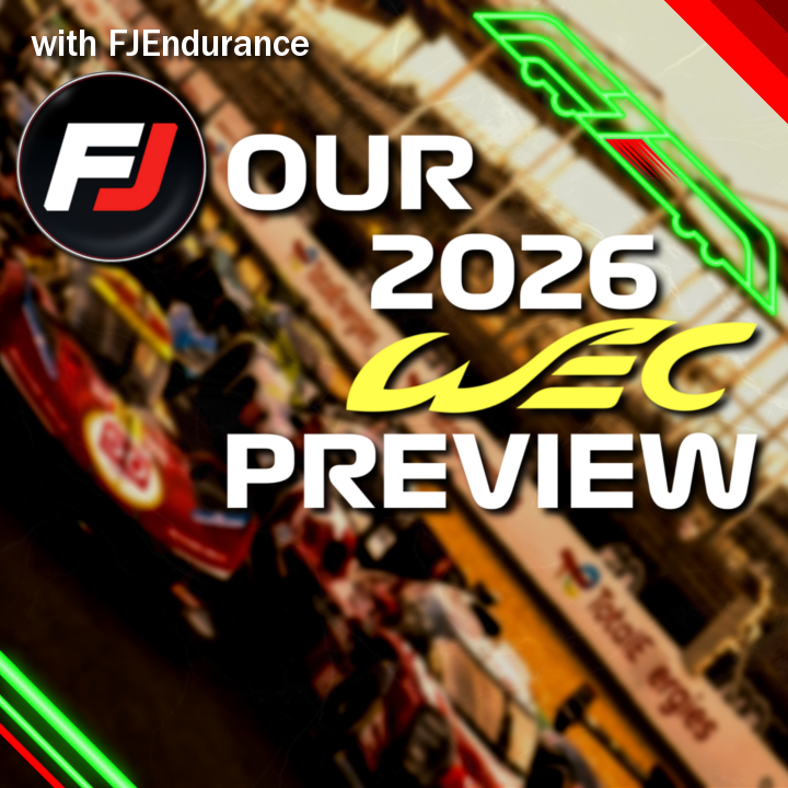 DRSTrainPodcast's tweet photo. Our 2026 #WEC preview is out!
DRS Detours is back, feat. #NavF1, @brook_f1, #Acescheil and @fj_endurance!
Together they previewed the upcoming 2026 season!
Talk about REAL racing for once, given the state of F1... !
Will Ferrari take it again?👀
Enjoy!
https://t.co/2Z4FPUT1Dk https://t.co/qECbhQqPat