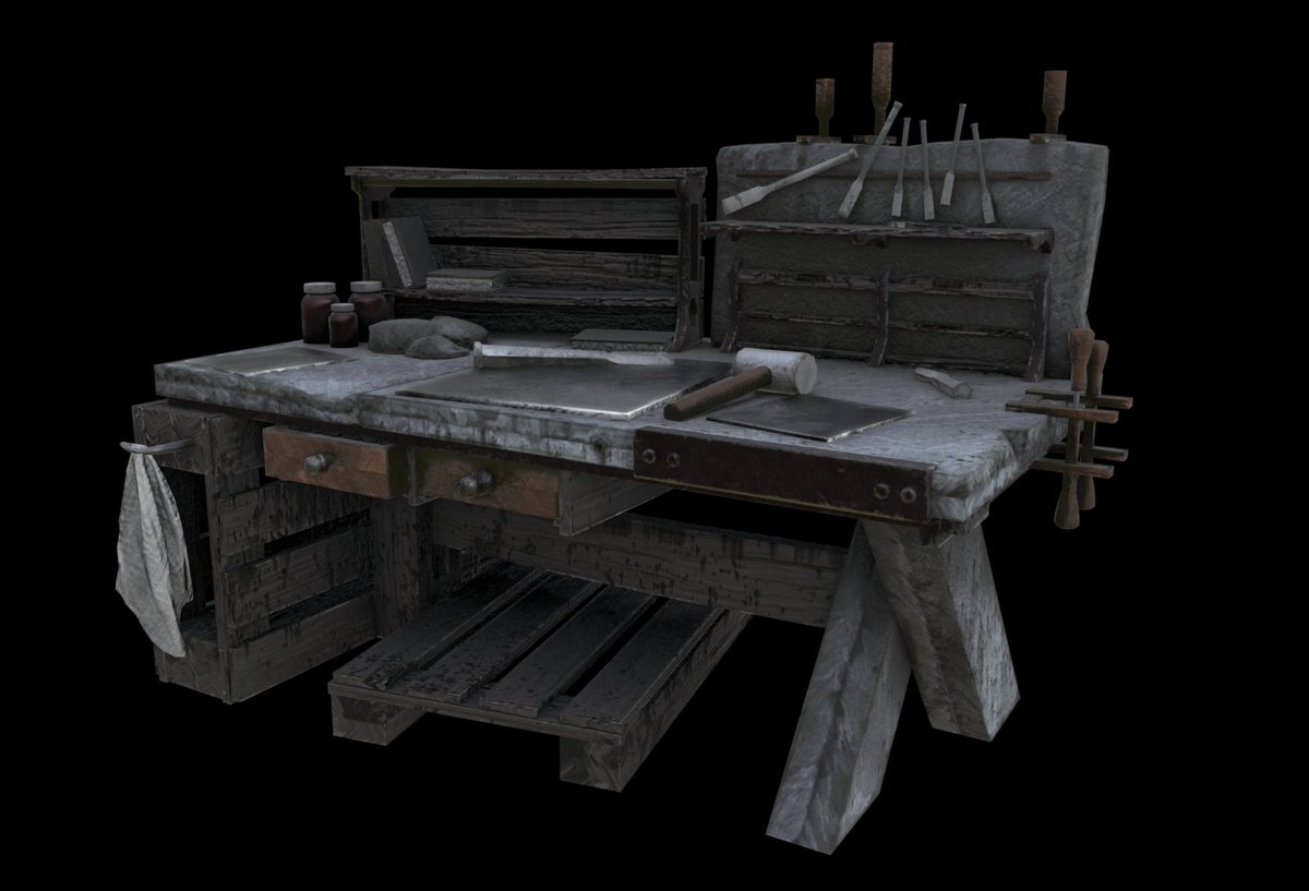 qdanuuuu's tweet photo. Workbench commission #2

 #robloxdev #robloxdevs #roblox #robloxugc #robloxbuilding #modeling #3dmodeling #robloxmodeling https://t.co/9FxKTRKloA