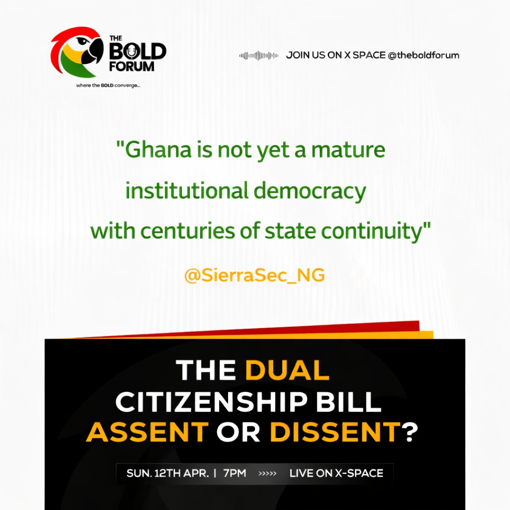 TheBoldForum's tweet photo. #BOLDIE @SierraSec_NG dissenting vehemently to the bill through his #BOLDTAKE.
#THEBOLDFORUM https://t.co/e4ccNOD0RQ