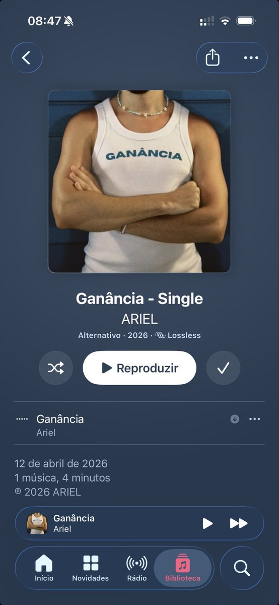 coisa linda de se ver mds esse design do apple music é mil vezes mais lindo que o do spotify