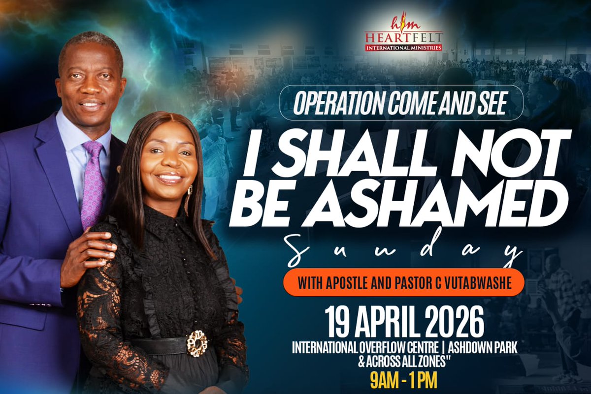 T_Vutabwashe's tweet image. There are moments God sets to settle matters. Come and see what the hand of God will do. Some of you, this is the day your story turns!

#OperationComeAndSee #Jesus #SundayService