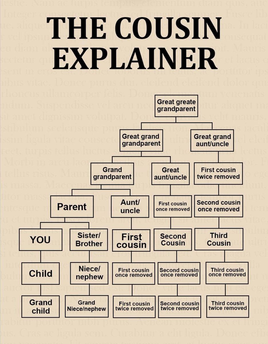 The Cousin Explainer #Genealogy #FamilyHistory #Ancestry #FamilyTree # ...