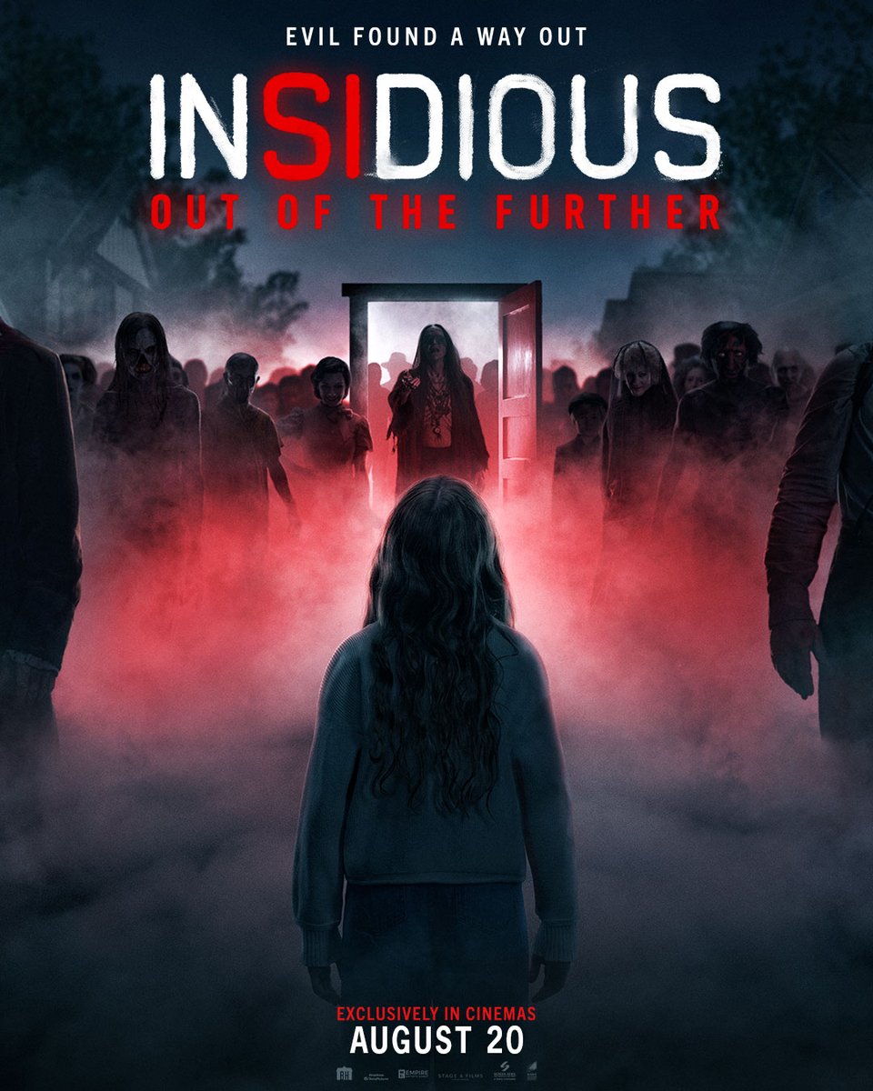 voxcinemas's tweet image. Some abilities come with consequences… 👁️

The horror #Insidious: Out Of The Further releases on August 20 at #VOXCinemas 🎬

#InsidiousOutOfTheFurtheratVOX #GreatMoments @MajidAlFuttaim
