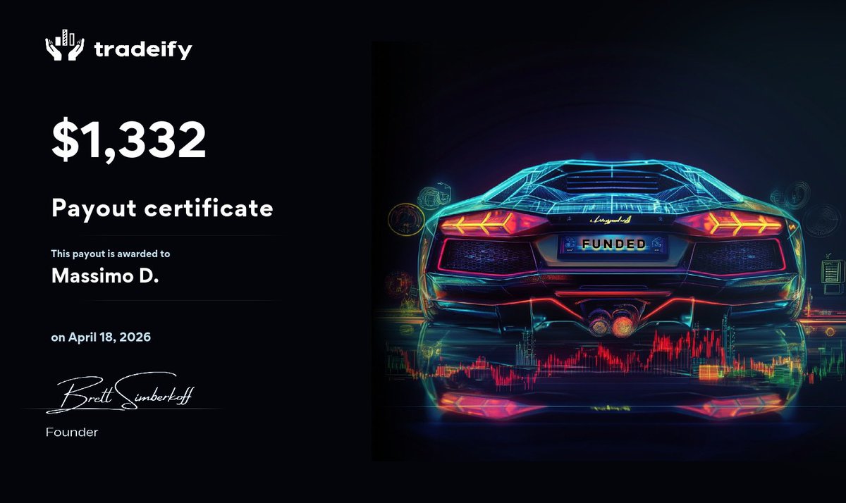 Here are the fruits of my labour for this week.

$6 200 USD in the bank. 3 50Ks &amp; 1 150K

Again, thanks to <a href="/Tradeify/">Tradeify</a> for a smooth experience.