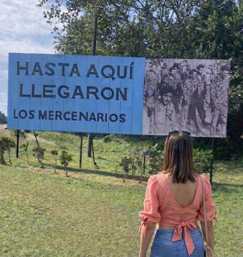 ¡Y NO PUDIERON PASAR DE AHÍ! 👇🏻
65 años después tampoco podrán.

#GirónEsHoy y es siempre. Y como en Girón, ¡seguiremos venciendo! ✊🏻🇨🇺
