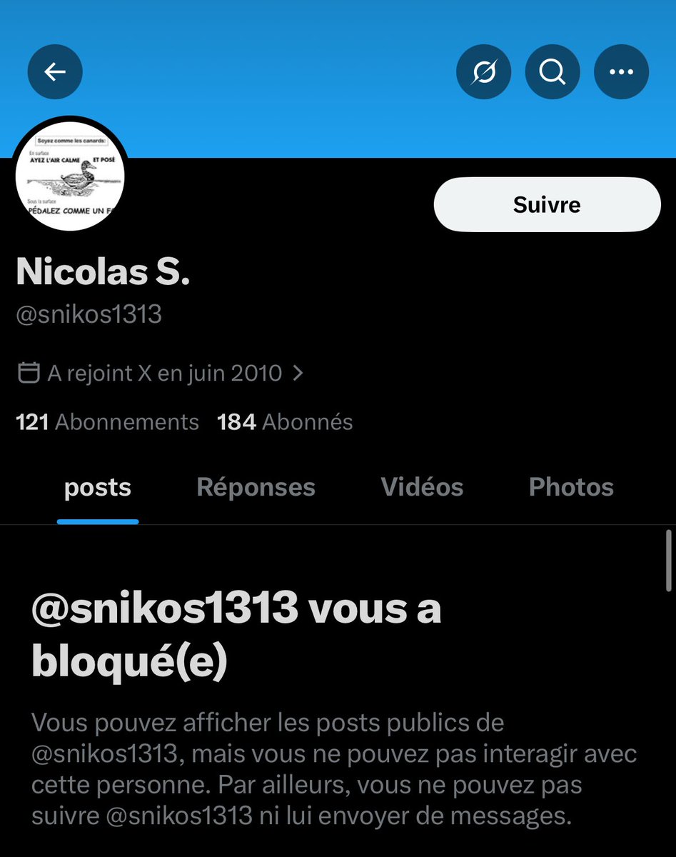 Interconnecteur's tweet photo. @snikos1313 @La_pelotaa @GuignoloSpace @kamilabderrahmn @prefpolice Encore un à qui j’ai soulevé sa sœur et qui te bloque vite après avoir écrit tellement il n’a pas d’arguments. https://t.co/eh0UfrGt2O