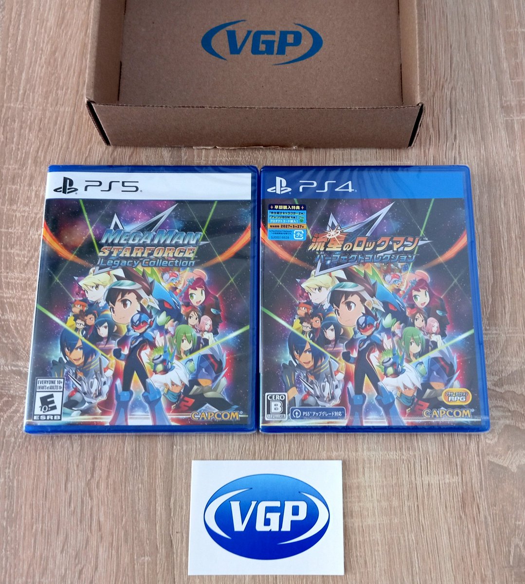 PixelPowerLine's tweet image. Mega Man Star Force Legacy Collection 🚀💿 for PS4 and PS5 arrived from @VideoGamesPlus_📦
Mega Man fans in Europe have it really tough when it comes to physical editions. Luckily, there's always VGP to save the day! 🙌 Now I have full set 🥳

#MegaMan #StarForce #PS4 #PS5
