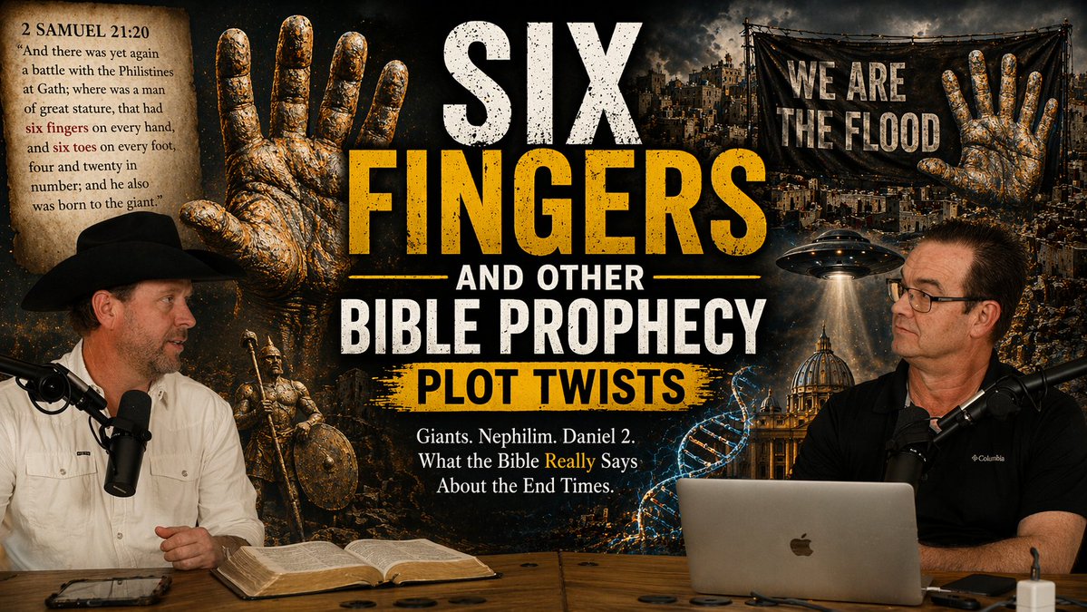TheBibleSaysPC's tweet image. Six fingers.
Giants after the flood.
“They shall mingle with the seed of men.”
The Bible says more about this than most people realize.
New episode 👇
youtu.be/D59mP1bW764
#BibleProphecy #Nephilim #EndTimes