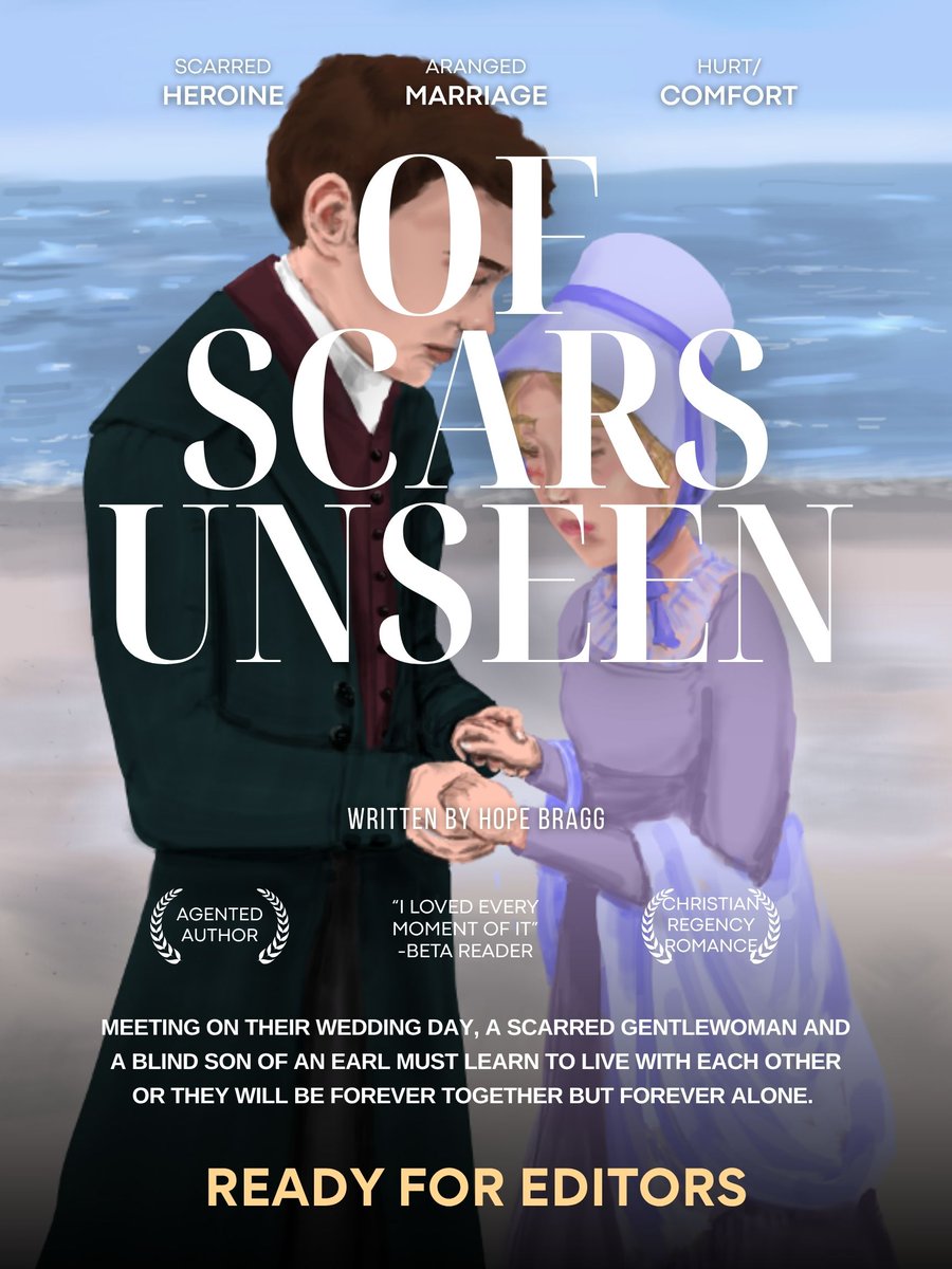 authoradraeanna's tweet image. For fans of Mimi Matthews and Julie Klassen may I present Of Scars Unseen, a 84k word Seaside Regency Romance that is ready for Christian Editors.
#HF #AG #A #ChristianFiction #PosterPit