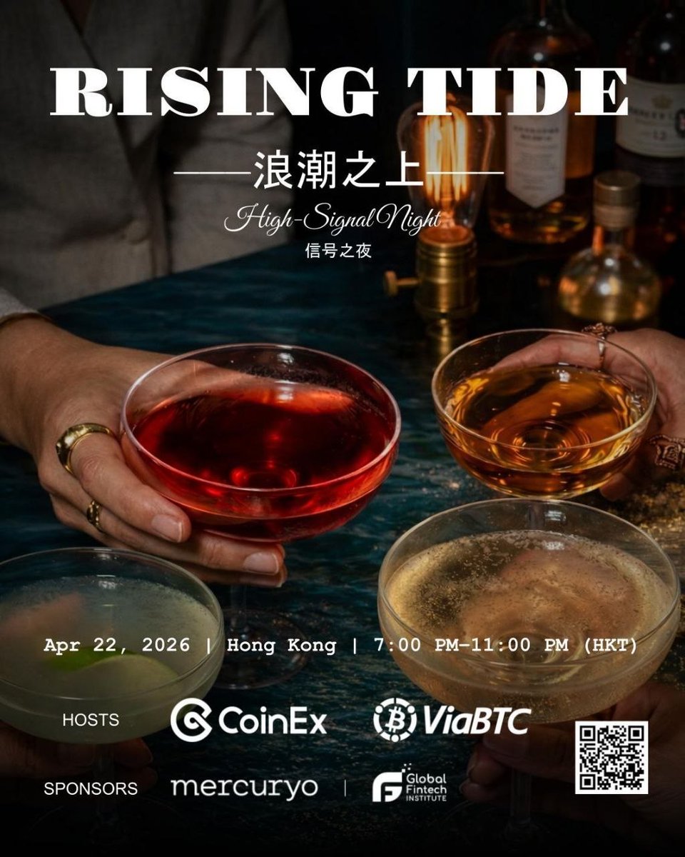 Tomheroy_io's tweet photo. Next week will be a good time to head to Hong Kong. why? because @coinexcom and @ViaBTC are throwing a laid-back community meetup during the Web3 Festival. 

This will be your chance to meet builders, swap ideas, and have genuine conversations, far from the usual online chatter.

Spots are tight and going fast. RSVP before April 22.

If you like being where things really happen and making connections face-to-face, don’t miss this event.

Save your spot: https://t.co/Zosp7IKUrH

Shared via CoinEx Creator Program @coinexcreators
#CoinEx #CoinExCreator #HongKong