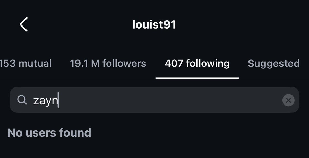 louistbr's tweet photo. 📱• Louis deixou de seguir Zayn no Instagram… 😶‍🌫️ https://t.co/HW6weSzvT7