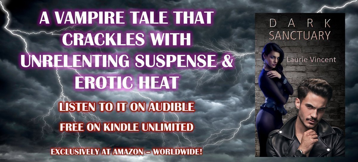 mnnovelette's tweet image. DARK SANCTUARY
A #Sexy #Vampire Tale Dark Twists!
Now #FREE to Read with #KindleUnlimited &amp;amp; Listen On #Audible!
amazon.com/DARK-SANCTUARY…
#ASMSG #IARTG #Bookboost #Vampires #Steamy #dracula #lovetriangle #WritingCommmunity #paranormal