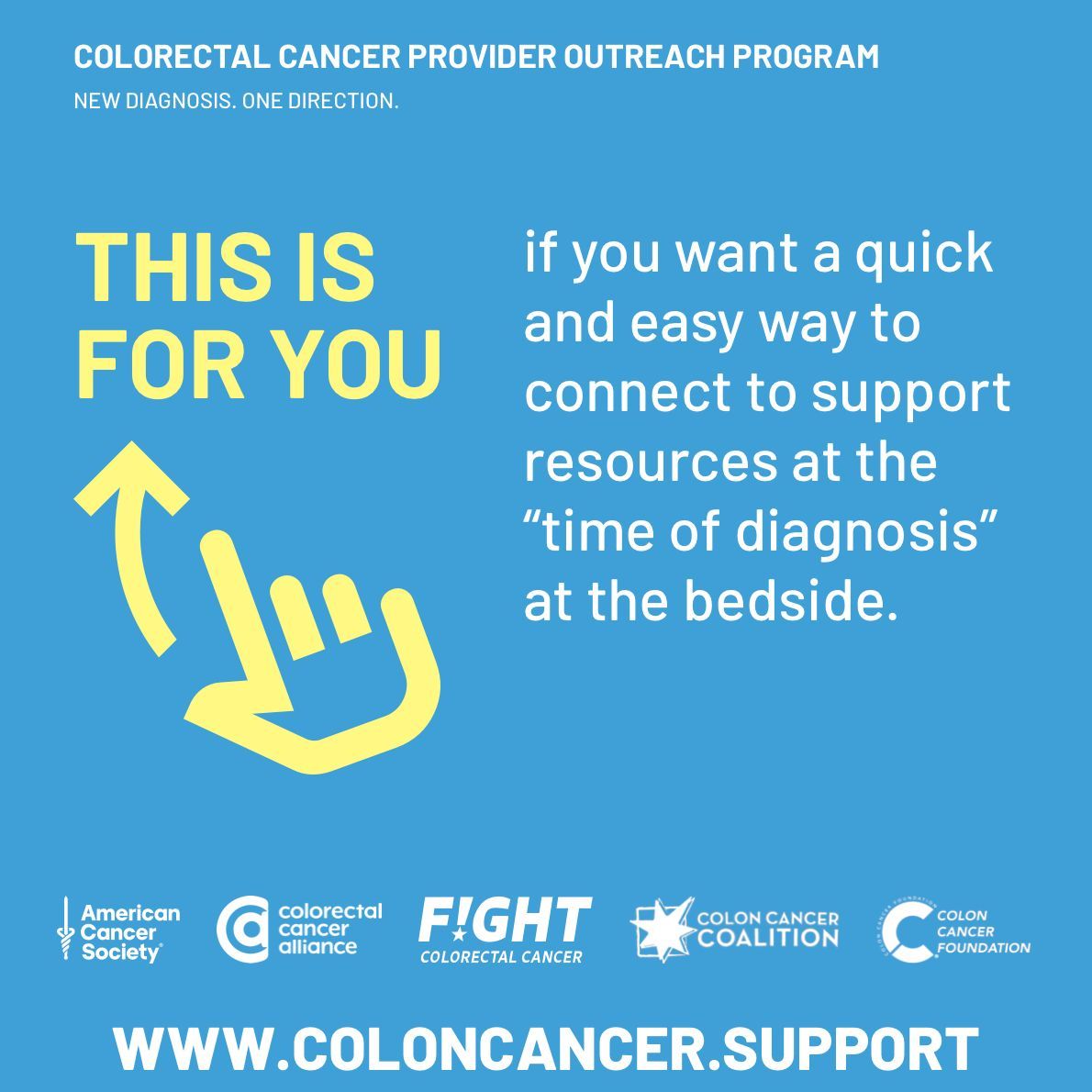 CRC_POP's tweet image. Questions about colorectal cancer? We’ve got answers. Explore our FREE tools and resources to stay informed and empowered. Click the link below to learn more. 

💙Visit coloncancer.support 💙

#ColorectalCancer #CRC #ColonCancer #ScreeningsSaveLives #CancerAwareness
