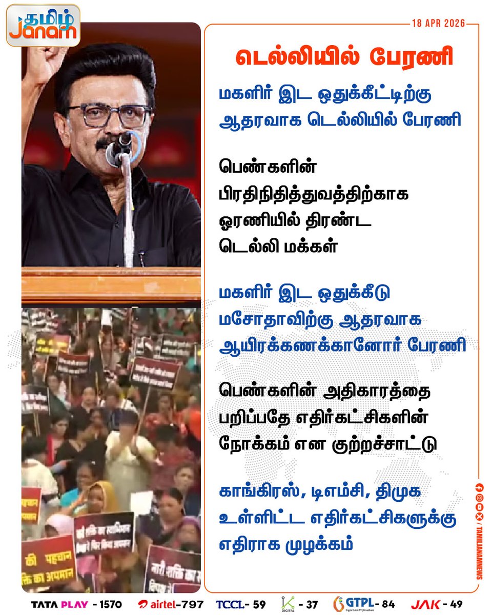 TamilJanamNews's tweet image. டெல்லியில் பேரணி

#delhi | #womens | #protest | #newsupdate | #tamiljanam