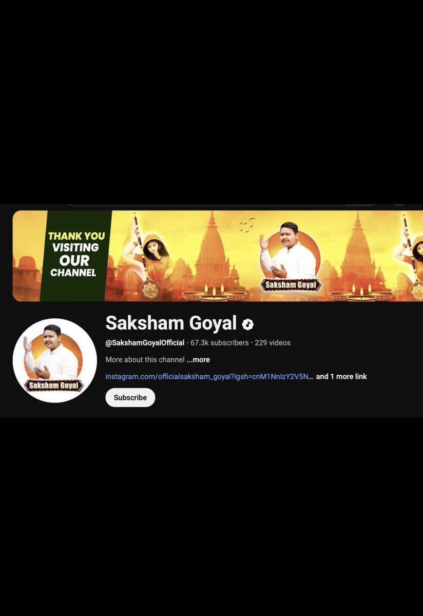 🚨Urgent Repost: The person who insulted Yogi ji has not been arrested yet.

*S∆ksham*Goy@l*नाम**का यूट्यूब चैनल मुख्यमंत्री श्री <a href="/myogiadityanath/">Yogi Adityanath</a> का ai से अ'श्लील वीडियो एडिट कर उसे वायरल कर रहा है*मामला*आगरा*का*है*

जिससे समाज में बेहद आक्रोश व्याप्त है

इसे बताएं कि एक CM के