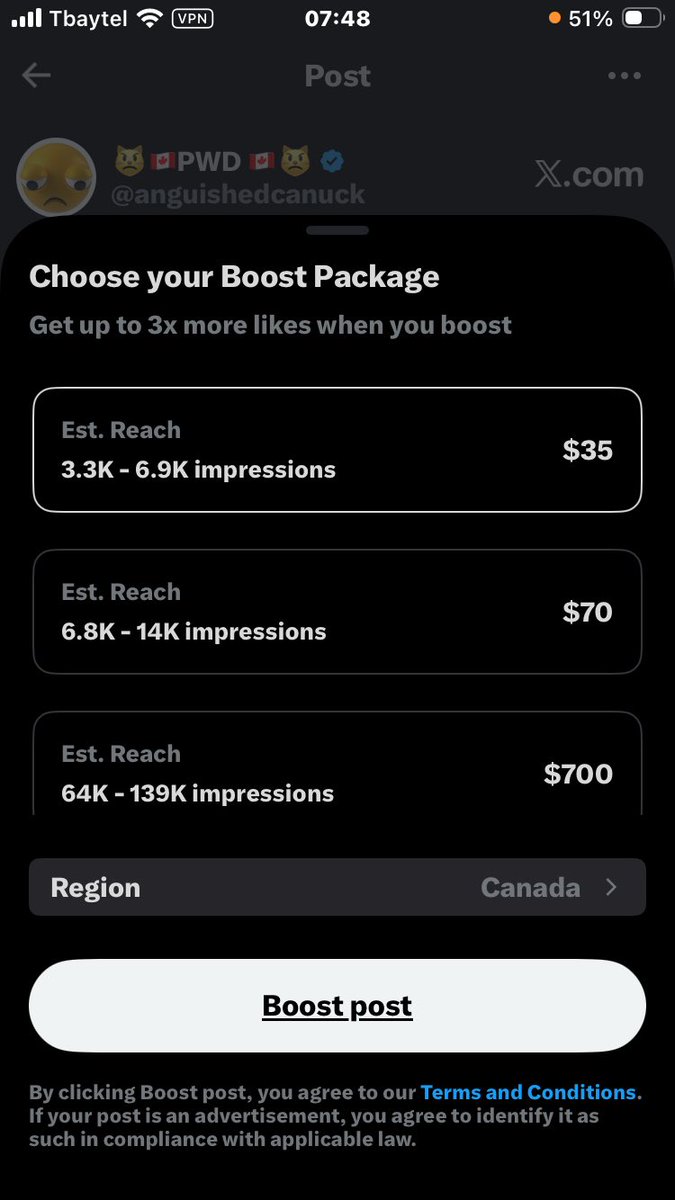 anguishedcanuck's tweet image. An example of corporate greed, and this is for their premium subscribers. Outrageous #X #Twitter #ElonMusk #SocialMedia