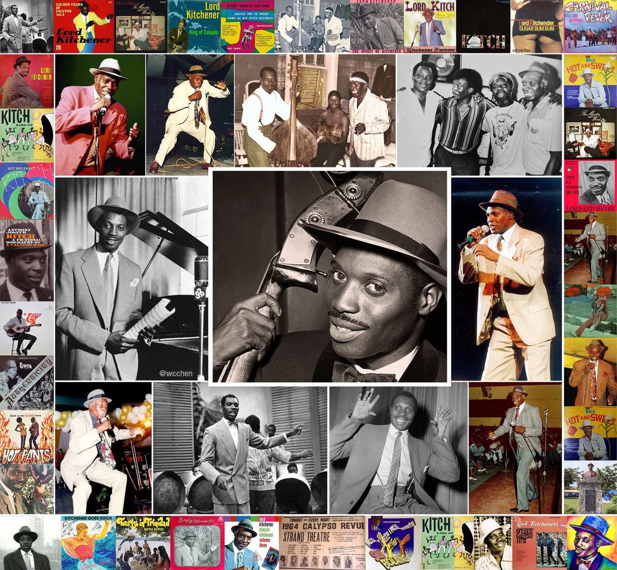 wcchen's tweet image. Kitchener (18 Apr 1922 – 11 Feb 2000), Legendary Calypsonian born Aldwyn Roberts 104 years ago today, in Arima, #TrinidadandTobago. Toured #Jamaica for six months 1947-8 with Lord Beginner (Egbert Moore), Lord Woodbine (Harold Philips), significantly influencing #Jamaican music