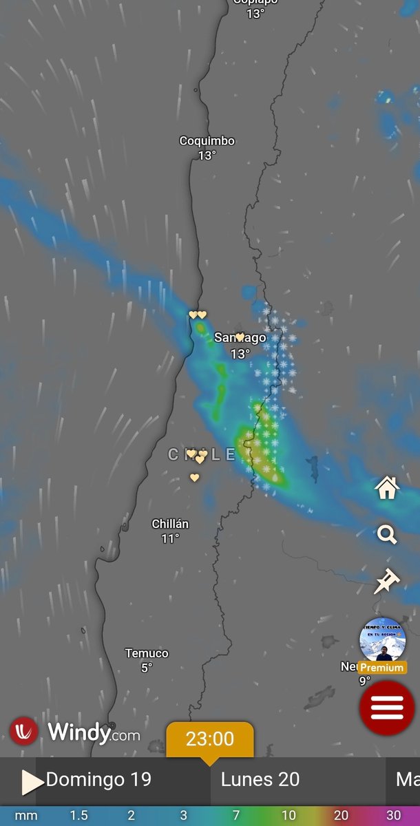 Seguimos con inestabilidad.

Hoy son probables los chubascos en sectores de Maule al sur,  mientras que mañana avanzan hasta O'Higgins y luego regiones Metropolitana y de Valparaíso. 
El evento se concentrará en interior y cordillera. 
El lunes termina la inestabilidad.