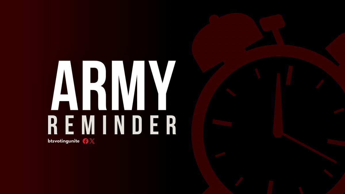 BTS Voting Unite tweet media