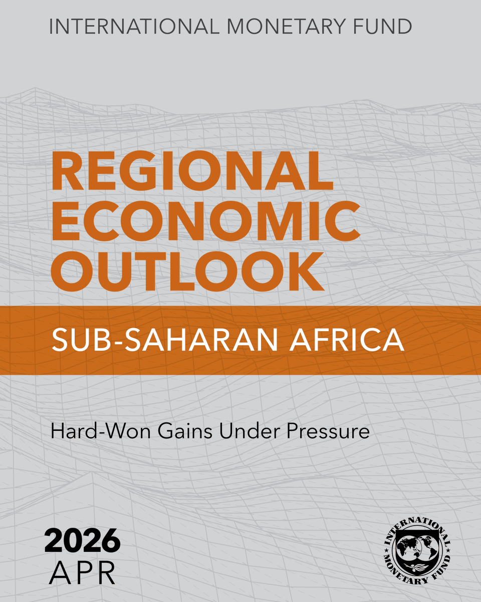 The International Monetary Fund (<a href="/IMFNews/">IMF</a>) just released its April 2026 Regional Economic Outlook for Sub-Saharan Africa.

The title says it all: "Hard-won gains under pressure."

And its three chapters tell a single, uncomfortable story.

---

❶ Good news, then bad news.

2025